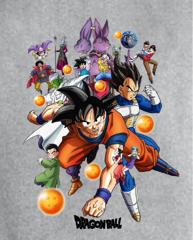 Džemperis Dragon Ball Veikėjai